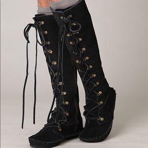 Jeffrey Campbell Rambler Hi Moccasin 8.5 Black